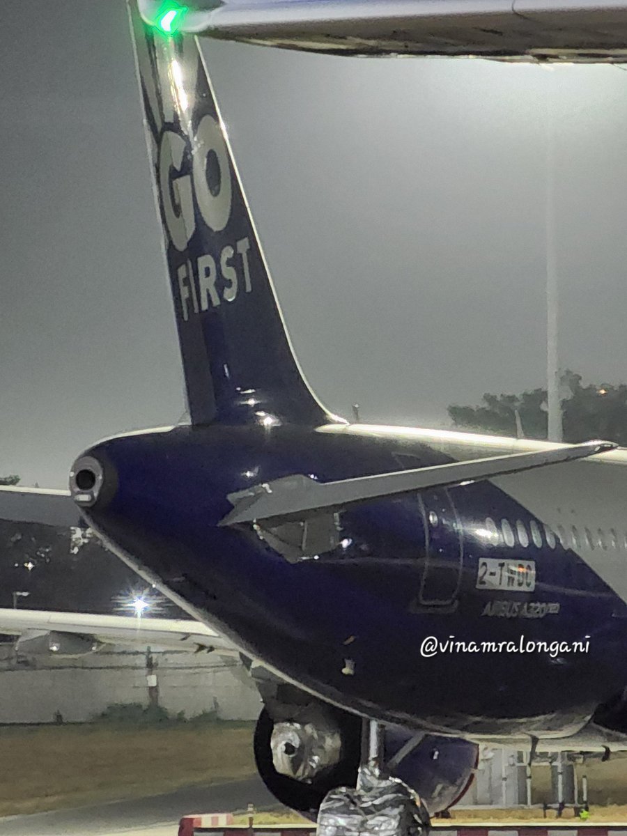 Spotted MSN 11130 (ex - @GoFirstairways VT-WDC) moments ago in #Delhi - @DelhiAirport wearing its new registration mark 2-TWDC. The aircraft is now registered on the Guernsey civil #aviation registry. One of the popular transition registered used by lessors globally. #AvGeek