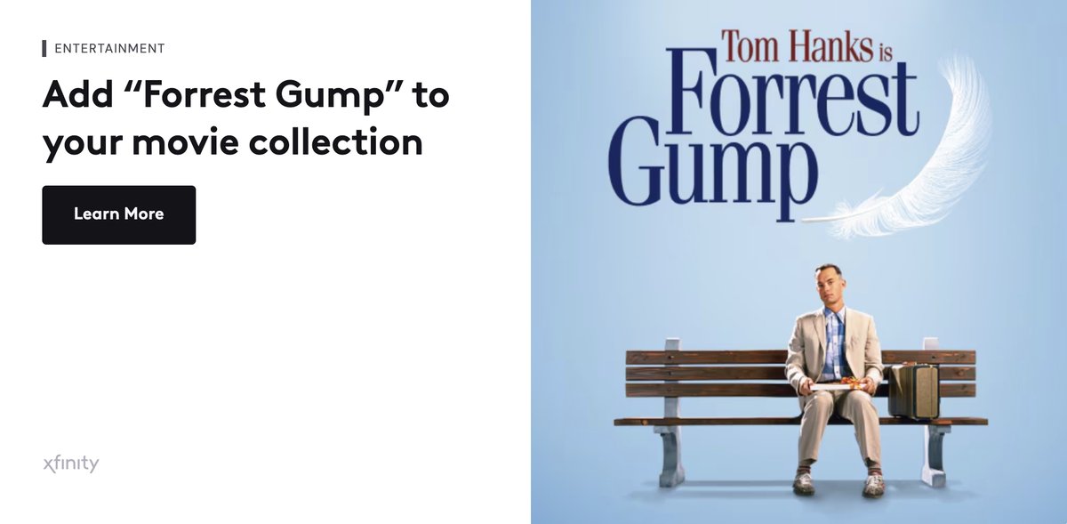 Wario64's tweet photo. Forrest Gump (Digital) is free on Xfinity Rewards https://t.co/SWP6ZeOyuS

not Movies Anywhere eligible https://t.co/Ei9m5v11Sd