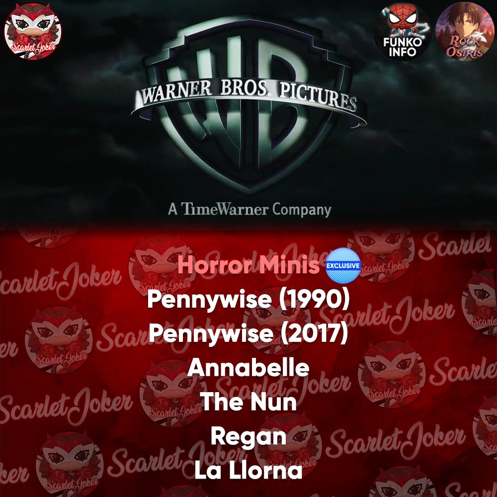 Coming Soon - WB Horror Minis!
AS ALWAYS, THIS IS EARLY INFORMATION AND THINGS MAY CHANGE! NOTHING IS OFFICIAL UNTIL CONFIRMED!
#Funko #FunkoMinis #WarnerBros #Horror