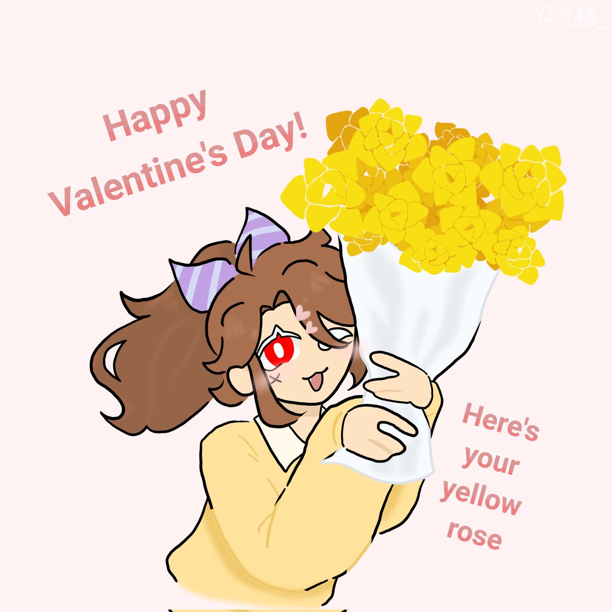 Happy Yellow Valentine's Day!🎉💛

Sorry for posting so late, I have a lot of homework💦

#WelcomeHomeWally #welcomehomefanart