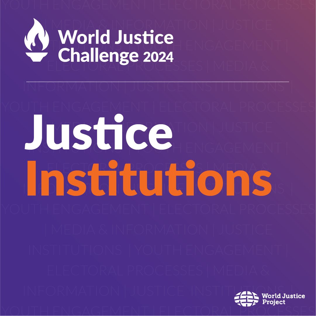 Check out these resourceful #WorldJusticeChallenge finalists working to advance an #IndependentJudicary and #AccesstoJustice: @KDI_ng @WolneSady1 @mexevalua, Judicial Reform Foundation, @ovp_pravosudje, @VanceCenter. Learn more: bit.ly/3JZApDJ