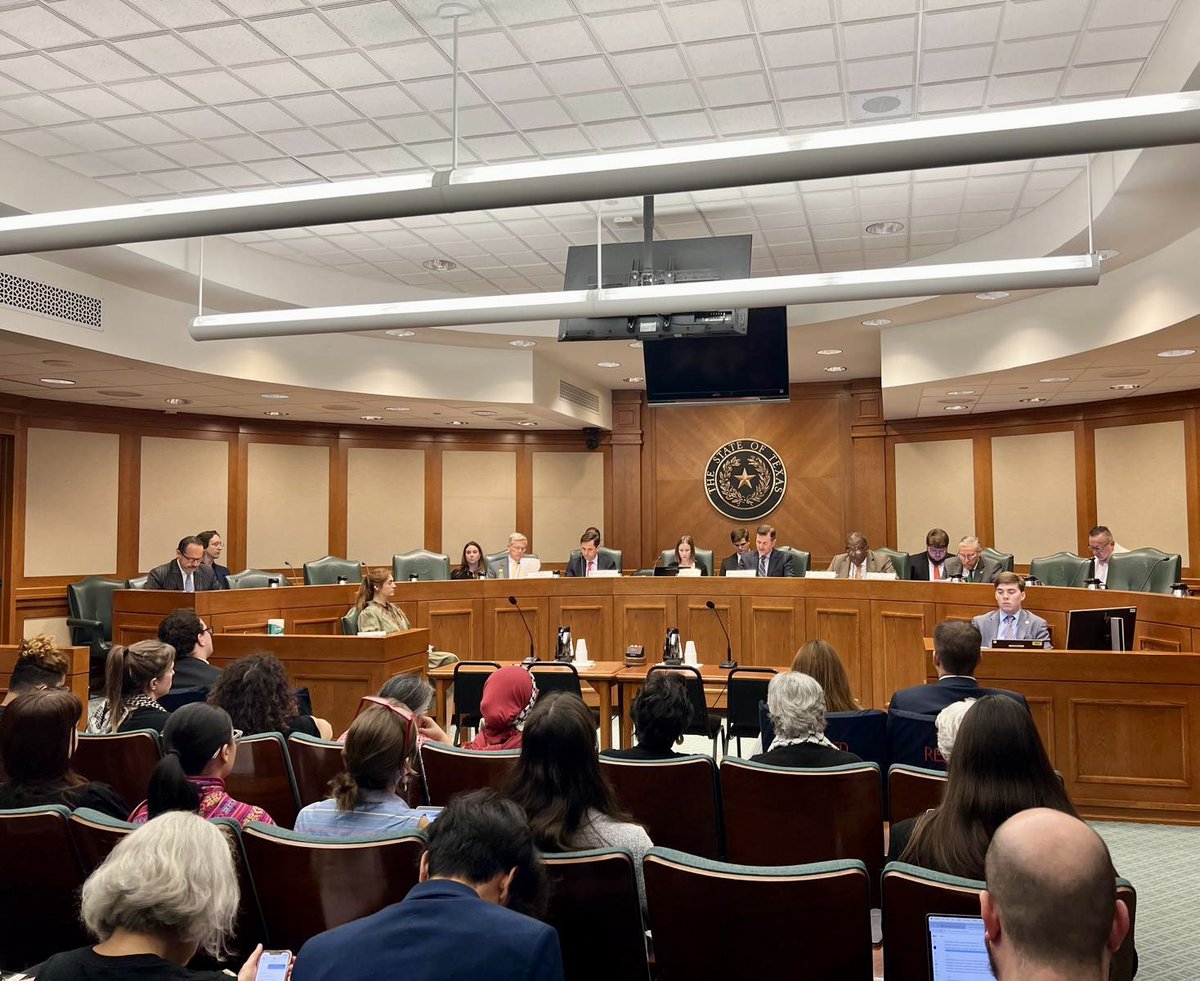 Currently at the subcommittee on higher education, we are discussing free speech, combatting antisemitism, and speaking with universities about diversity, equity, and inclusion on campus. 

🔴 Watch live here: senate.texas.gov/av-live.php

#txlege #txed #highered