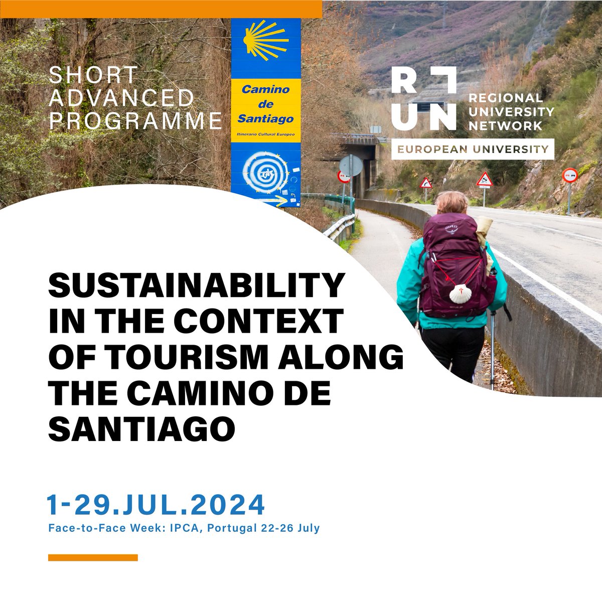 🔍 Interested in exploring sustainable balance within a legendary tourism setting in Portugal? Short Advanced Programme SUSTAINABILITY IN THE CONTEXT OF TOURISM ALONG THE CAMINO DE SANTIAGO 1 – 29 July 2024 APPLY BY 30 MAY +INFO: bit.ly/SAP_Sustainabl… #run_eu #run_eu_sap