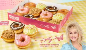 YUMMY! 😋🍩 Krispy Kreme partners with Dolly Parton for 'Southern Sweets' collection bit.ly/3QGyp7h