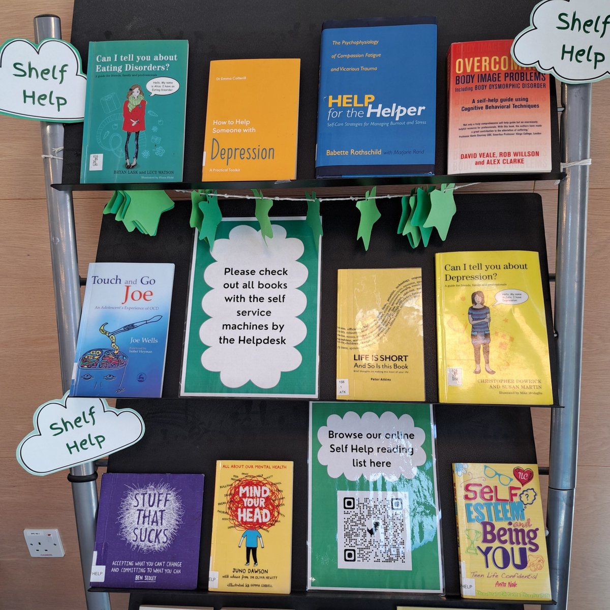 What better time than #MentalHealthAwarenessWeek2024 to browse the brilliant books on our self-help reading list? We have access to a range of great resources on managing your mental health, many of which are available online. Find the full list at tinyurl.com/4akbz7n8