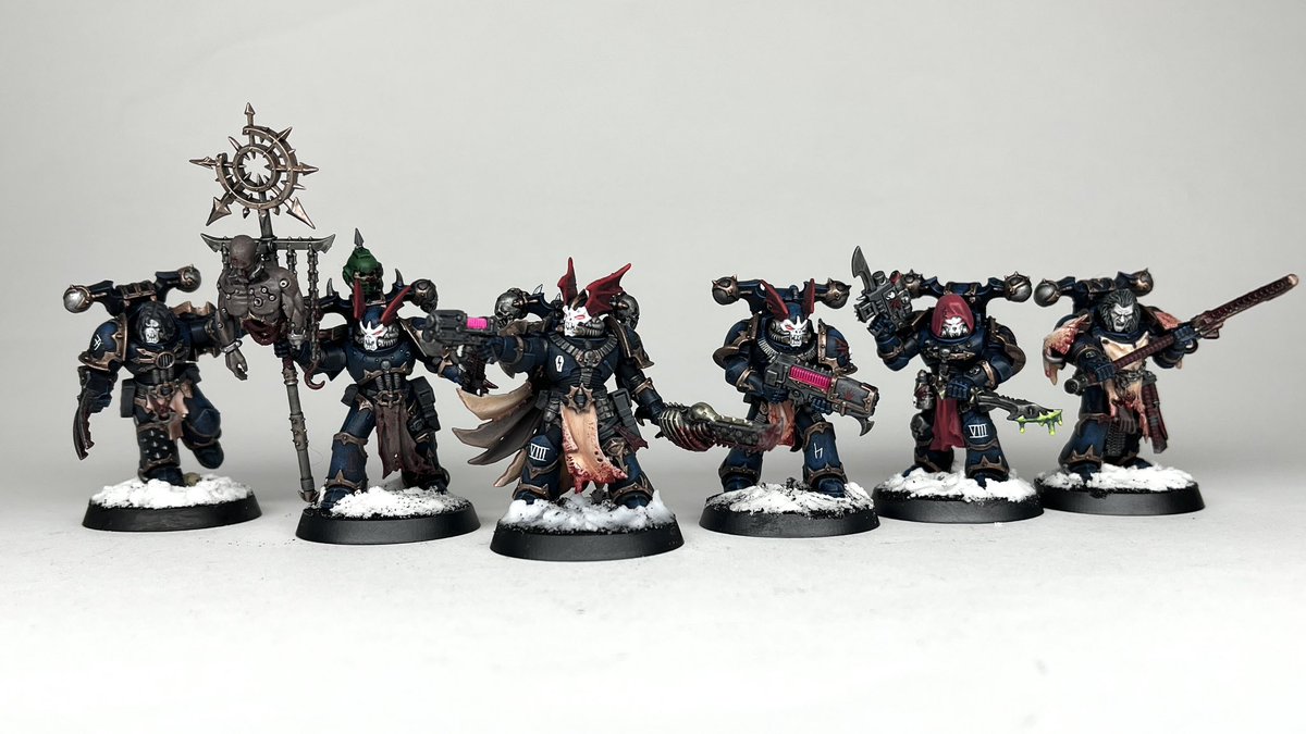 Finished up my Nemesis Claw kill team. I love these minis so much, I hope you all do too :) #WarhammerCommunity
