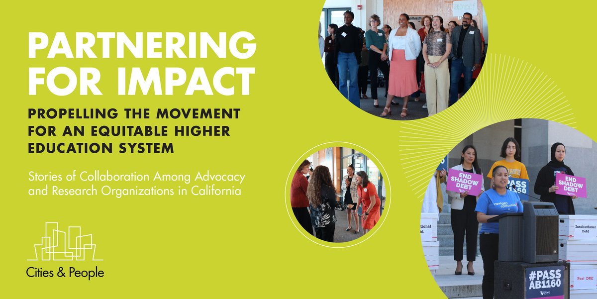 We’re proud to have been part of a multiyear Policy Ecosystem bringing 12+ advocacy and research orgs together to propel CA toward #HigherEdEquity. See stories about how we advanced our missions and this movement. bit.ly/4dCirVB