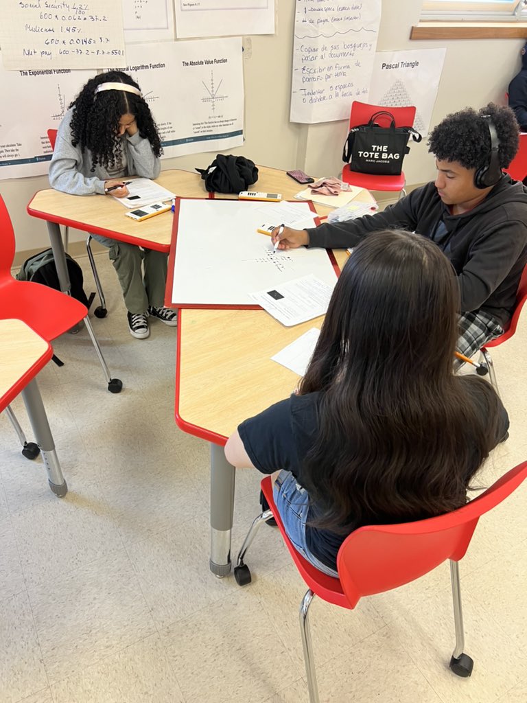 I love seeing the collaboration and student discourse happening in Ms. Cielo’s Algebra class at @EThreeAcademy!! Keep up the great work!! #futureleaders @ppsdMLLs @engage_learning @LucyElizondo123 @ShannonKBuerk