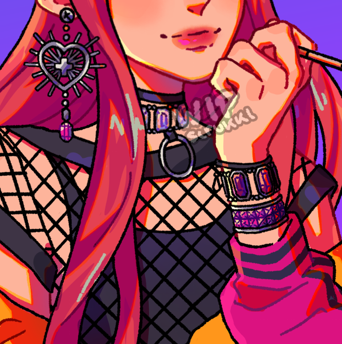 「earrings purple background」 illustration images(Latest)
