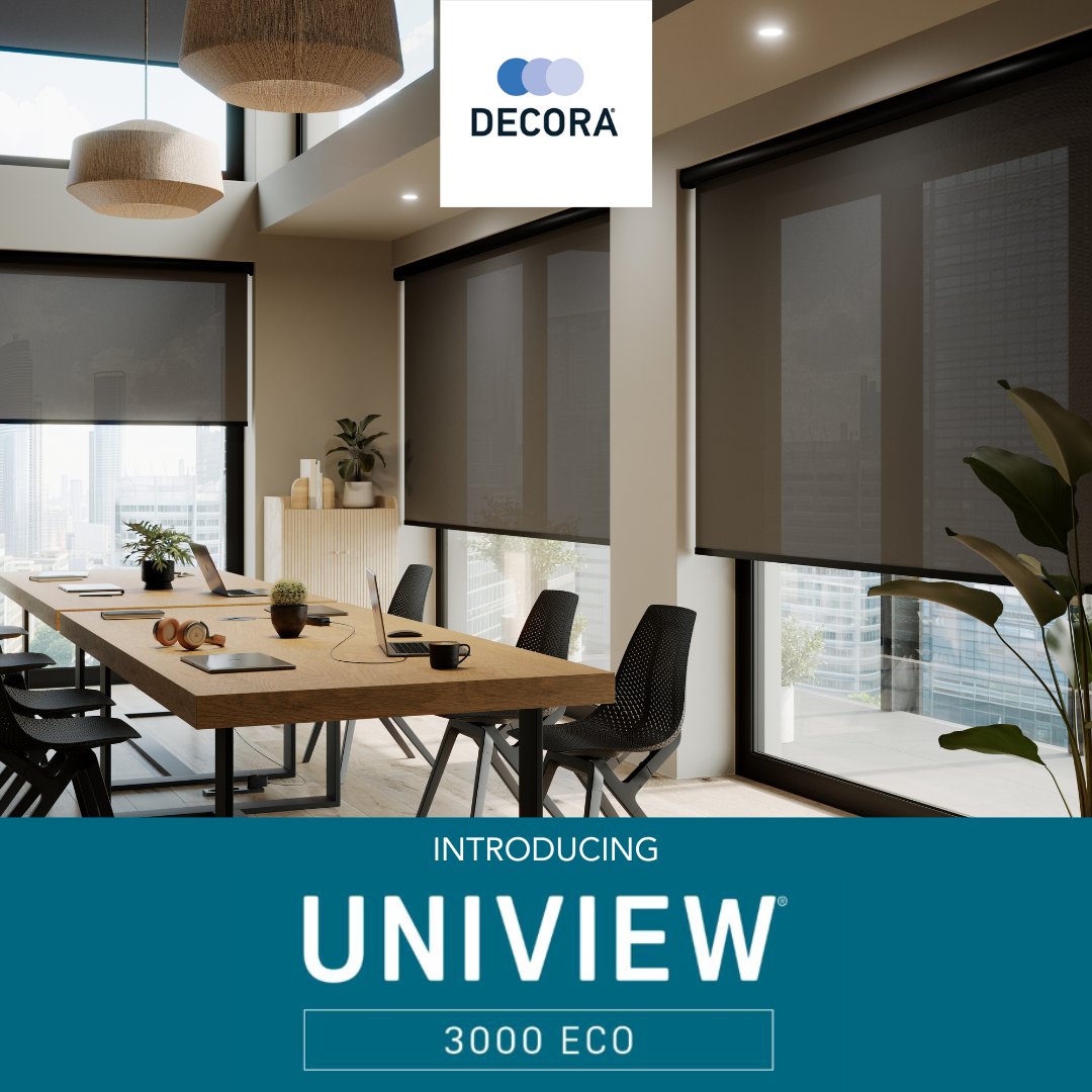 decorablindsni's tweet image. Introducing Uniview 3000 Eco! ♻️ An innovative solar screening solution crafted with sustainability in mind.

Log into the MyDecora portal and order a contract card today!

#Decora #Uniview #Univieweco #New