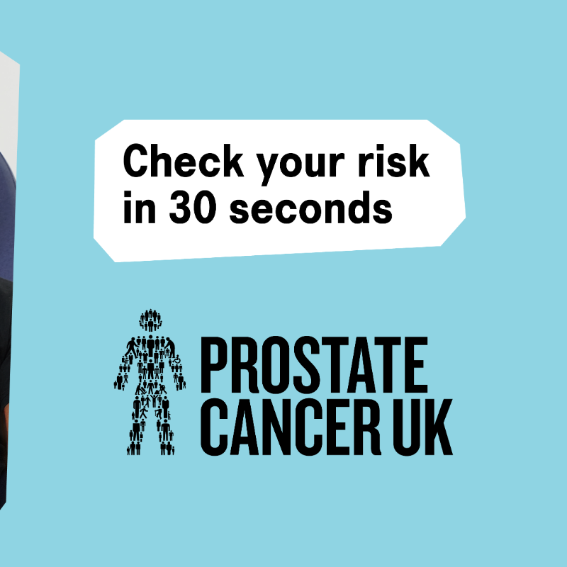 ProstateUK's tweet photo. ❓ Did you know ❓ 1 in 8 men will get prostate cancer. Don't wait for a sign – check your risk online today.