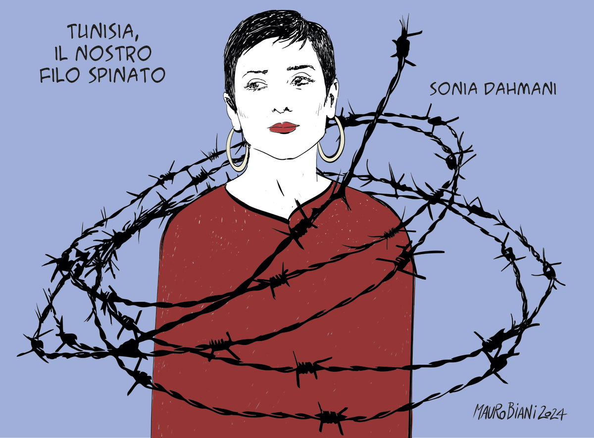 #Tunisia #Saïed #derivaautoritaria #SoniaDahmani #Europa #Italia #diritti #persone #migranti #ong Il nostro filo spinato. Oggi su @repubblica repubblica.it/esteri/2024/05…