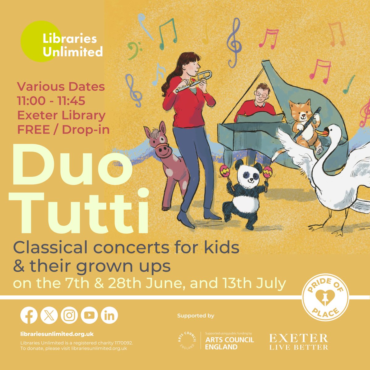 🎶Enjoy a themed classical concert for kids with Duo Tutti at the Children’s Library! This free 45min drop-in is perfect for preschoolers, but kids of any age are welcome!🎵👩‍👧‍👦 Three dates: 🐾Animal Kingdom - June 7 🌟 Dances & Dreams - June 28 🌍 Around the World - July 13