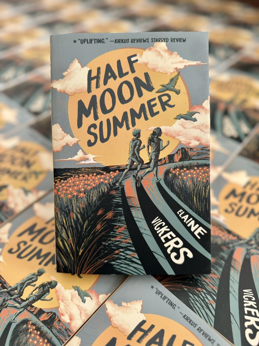 🌗📖❤️ It’s paperback day for Half Moon Summer! Pick up your copy wherever books are sold! Need a little more convincing it’s worth your time/money? Here you go! ⬇️⬇️⬇️ ⭐️ Publishers Weekly - Starred Review ⭐️ Booklist - Starred Review ⭐️ Kirkus - Starred Review (1/3)