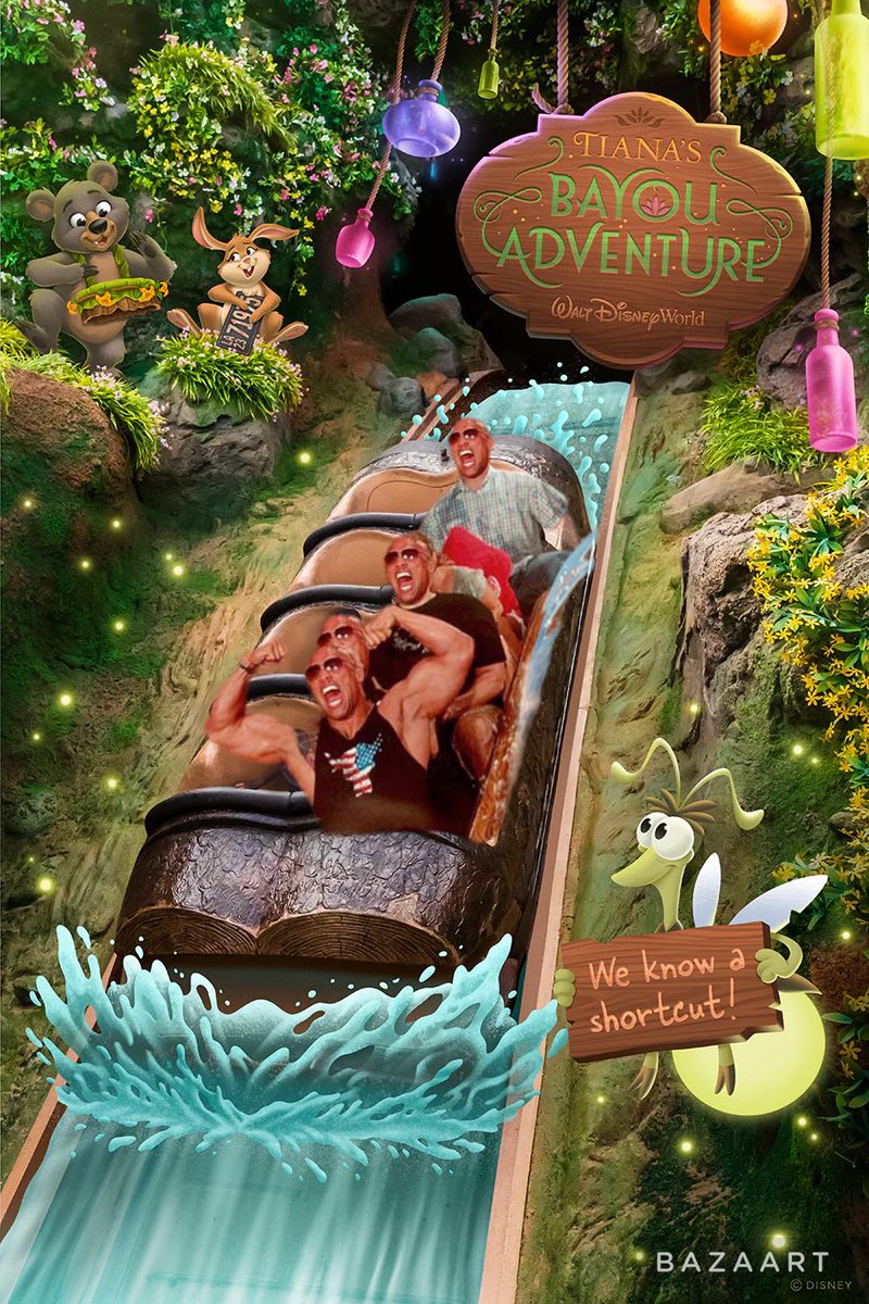 Disney really stepping up their game with the Tiana’s Bayou Adventure Photopass option. Look how much fun the guests are having.