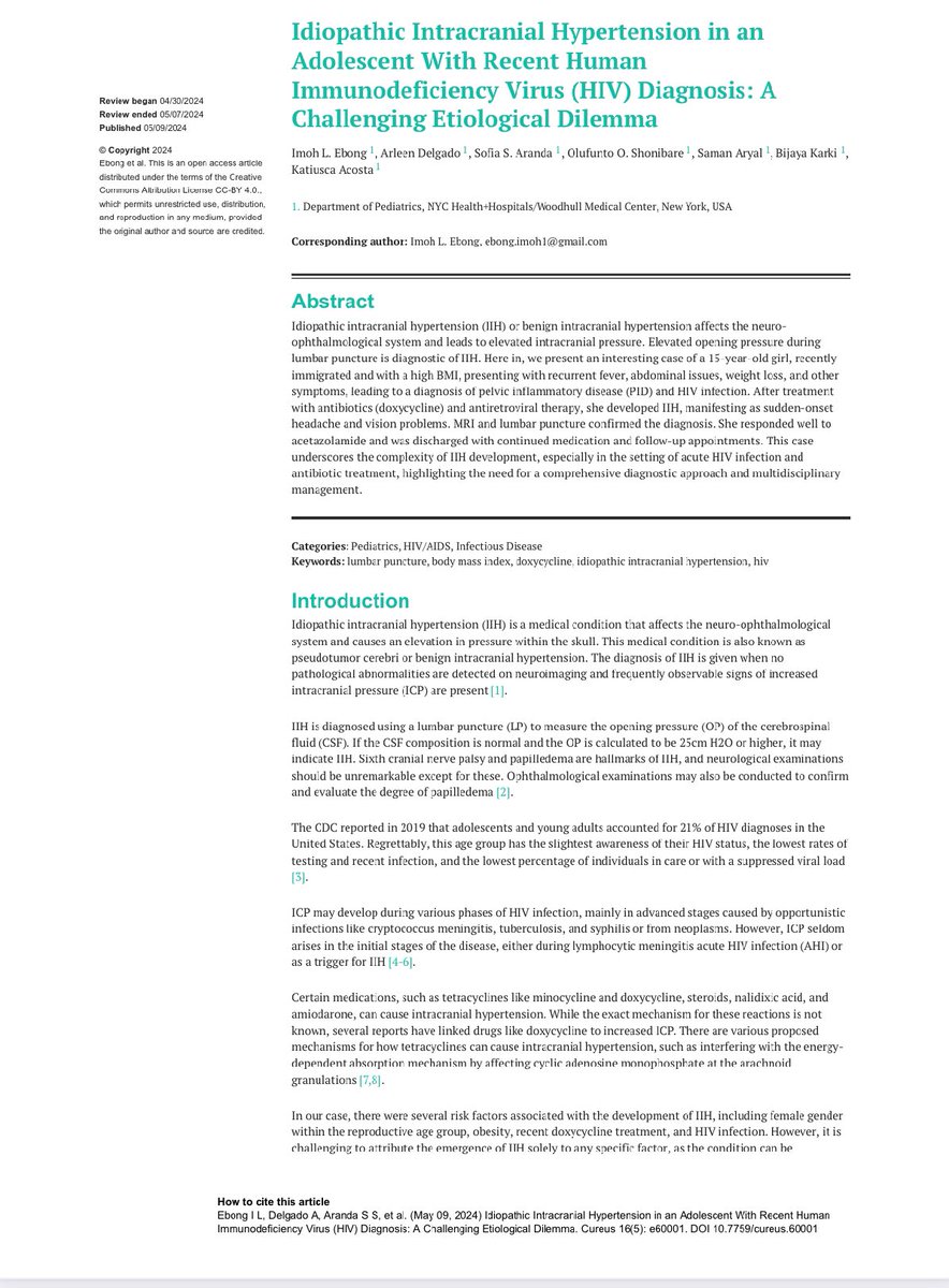 Teamwork Published📝! #NYC #NY #TuesdayFeeling #Peds #Pediatrics #CaseReport #Research #MedEd #WomeninMedicine #Medicine