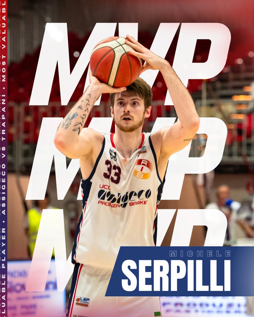 𝙈𝙄𝘾𝙃𝙀𝙇𝙀 𝙎𝙀𝙍𝙋𝙄𝙇𝙇𝙄 𝕄𝕍ℙ

Michele Serpilli si aggiudica l'ultimo MVP della stagione👑

Grazie a tutti voi per aver partecipato al contest "Vota l'MVP" dalla prima all'ultima partita 🤍❤️💙

#SerieA2OldWildWest #LNP #LaNostraPassione <a href="/LNPSOCIAL/">Lega Nazionale Pall</a>