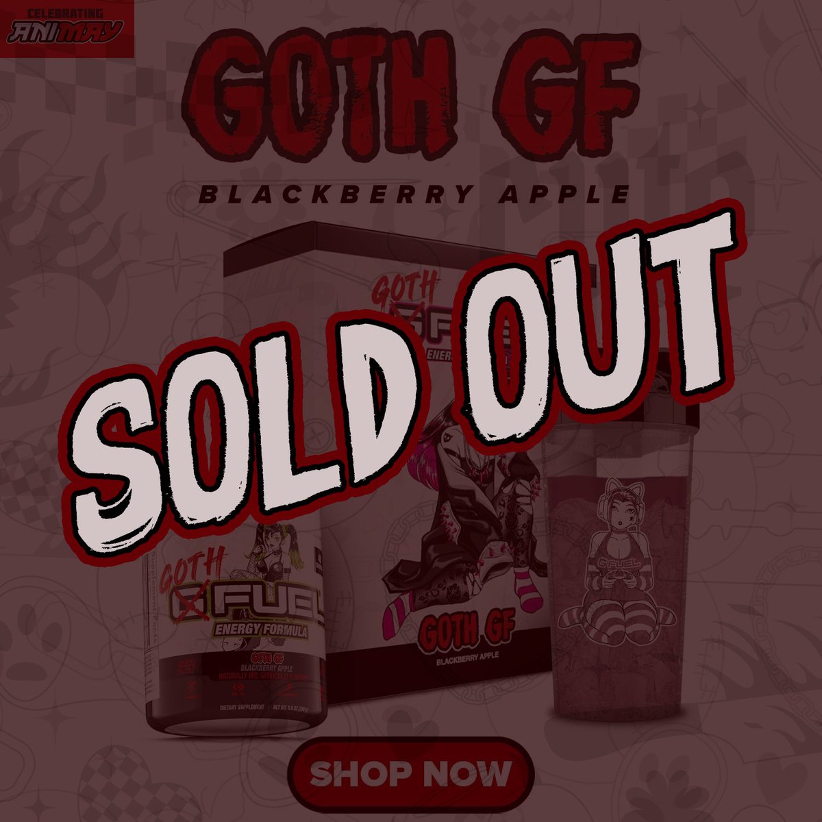 🚨 GOTH GIRLFRIEND COLLECTOR'S BOXES ARE NOW OFFICIALLY SOLD OUT! THE LOVE & SUPPORT HAS BEEN UNREAL! 🥰 💋 TUBS ARE STILL AVAILABLE AT GFUEL.com 🗿