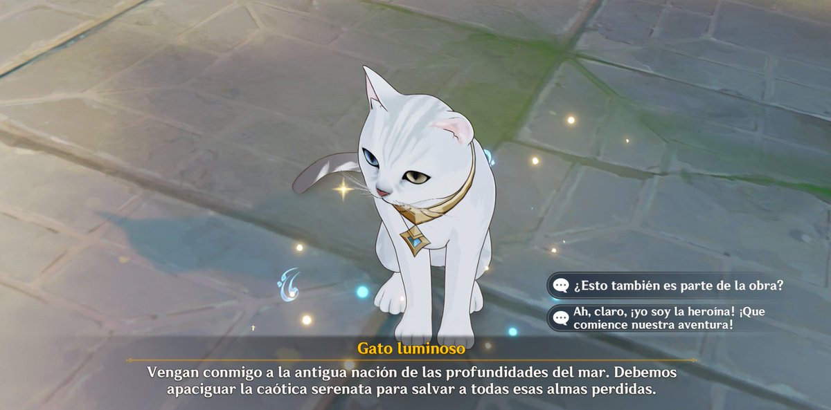 q rara se puso la trama de genshin pero lo voy a dejar pasar por el gatito