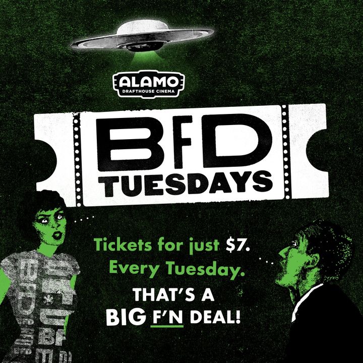 It's Tuesday again! This means every first run film on the Alamo Winchester schedule today is just $7! Pick your showtime and get tickets 🎟️ drafthouse.com/winchester