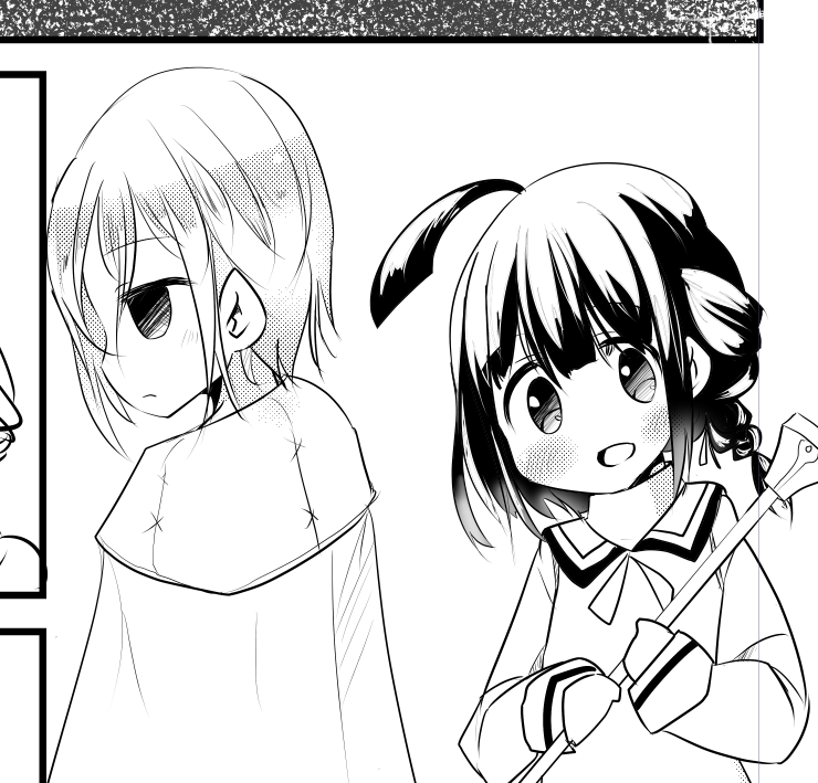 気楽に描き始めるはずが作画カロリーが気づいたら高くなっている・・・ 