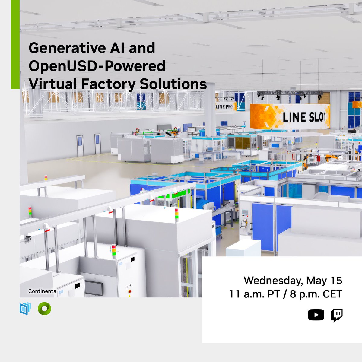 Hear developers from @continentaltire and @SoftServeInc  discuss how they’re enhancing engineering productivity and accelerating innovation with #OpenUSD and #GenerativeAI.

📅  nvda.ws/3UJpJOI