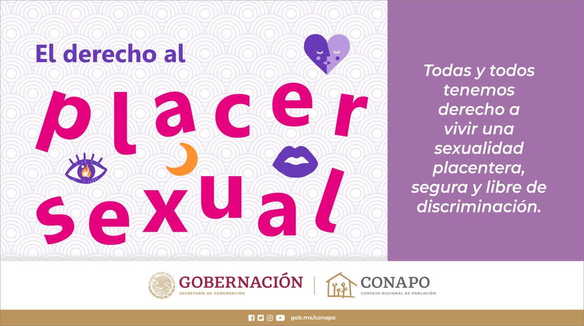 El placer sexual es una parte fundamental de los derechos sexuales considerados como derechos humanos. Todas las personas deben tener libertad para disfrutar sobre su propio cuerpo. Infórmate en la siguiente #infografía: ow.ly/6kXR50Opy3n