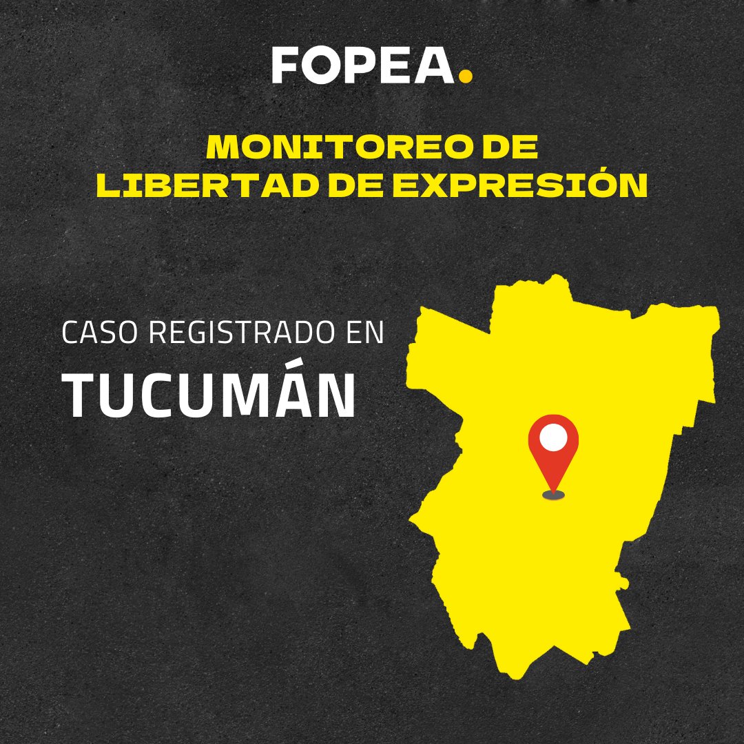 FOPEA's tweet photo. #FOPEALibertadDeExpresión 👉 FOPEA rechaza la decisión del Tribunal Oral Federal de Tucumán de impedir el acceso de la prensa a la audiencia preliminar de un caso por presunta corrupción

(sigue 👇) https://t.co/FRVDfNxCow