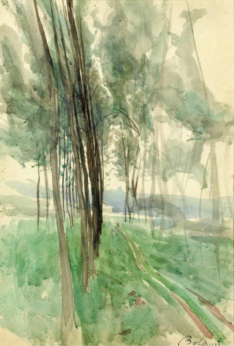 C'est le printemps!

Giovanni Boldini (Italie, 1842-1931), Un chemin à travers les arbres dans le Bois de Boulogne, 1905.