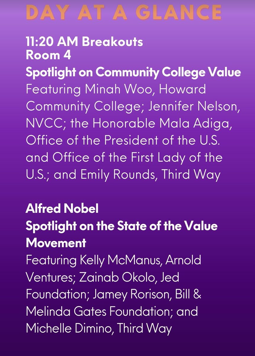 Thank you to @ThirdWayTweet for featuring #communitycolleges at their #highered value summit today. Always informative and inspirational to hear from @CCTrustees from @montgomerycoll and @NOVAcommcollege as well as @DrBiden policy director Mala Adiga.