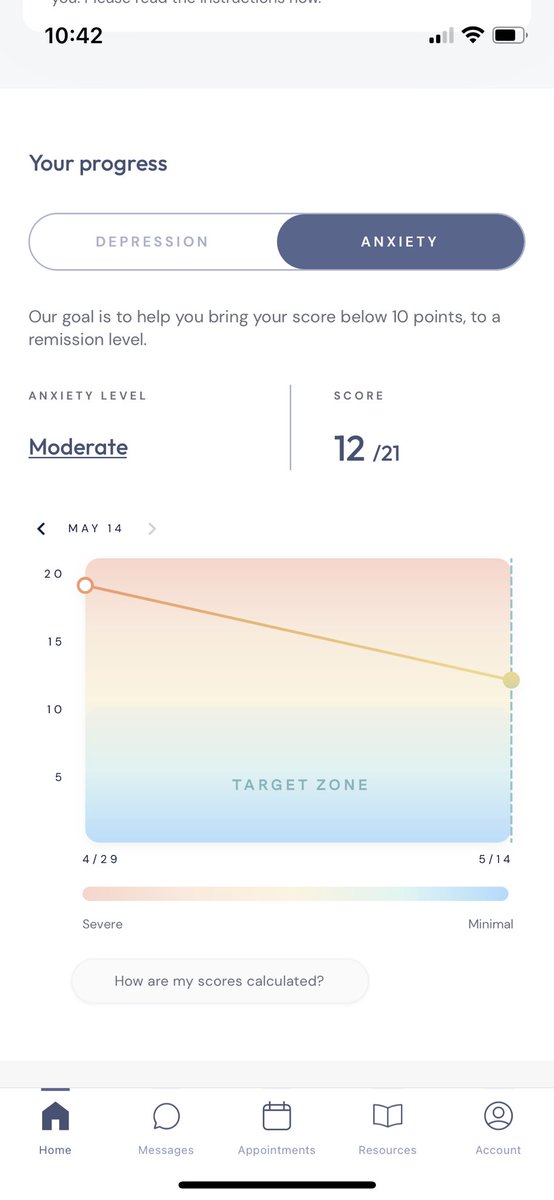 2 weeks on lex n my depression scores are down from moderately severe and my anxiety is down from severe :))) i know its a long journey ahead and healing isnt linear but it makes me happy that im able to take care of myself in the ways that i need without fear of judgement :)