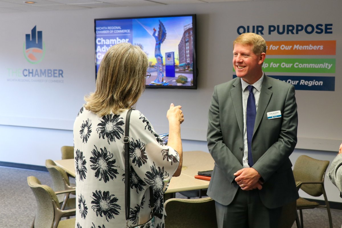 Thank you to Wichita Public Schools Superintendent Kelly Bielefeld for discussing the future of education and how it impacts our talent pipeline at the Chamber Advisory Group meeting this morning.