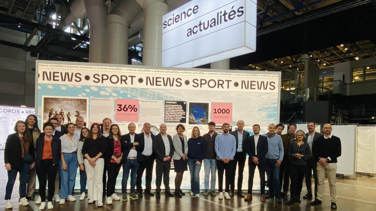 Universcience est heureux de présenter l’édition spéciale #sport, de l'espace science actualités de la @citedessciences, au groupe de travail Héritage – Paris 2024. #cnosf