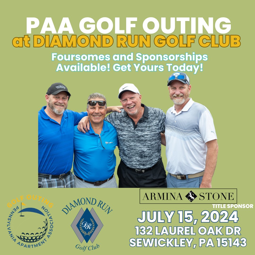 PAA_HQ's tweet photo. Hey #Pittsburgh area #PAAMembers! #PAAGolfOuting #DiamondRun registrations are NOW OPEN! Don't miss your chance to get your foursome registered, sponsorship secured, and tee-time to hit the greens with other #PAAMembers in #WesternPA!
LEARN MORE HERE: https://t.co/1d0E907sLh https://t.co/KCUyvxp7AE