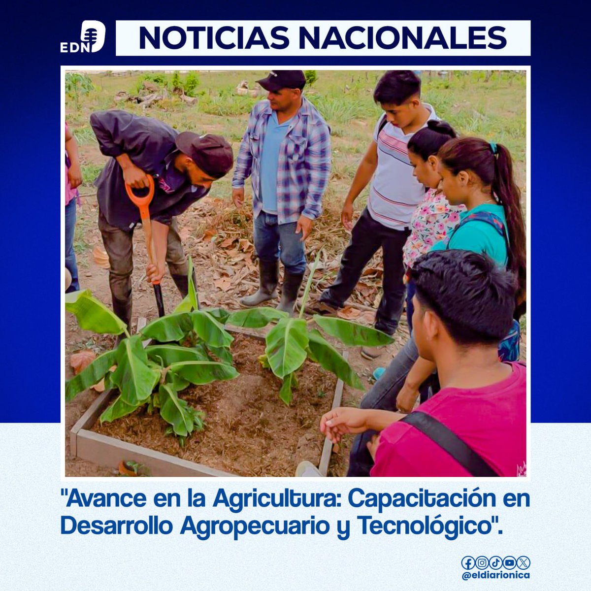 El Movimiento Ambientalista Guardabarranco desarrolla este año la promoción de los cursos que se imparten en las fincas de desarrollo de tecnologías agropecuarias y centros tecnológicos, en donde estudian centenares de jóvenes. #Nicaragua #14Mayo