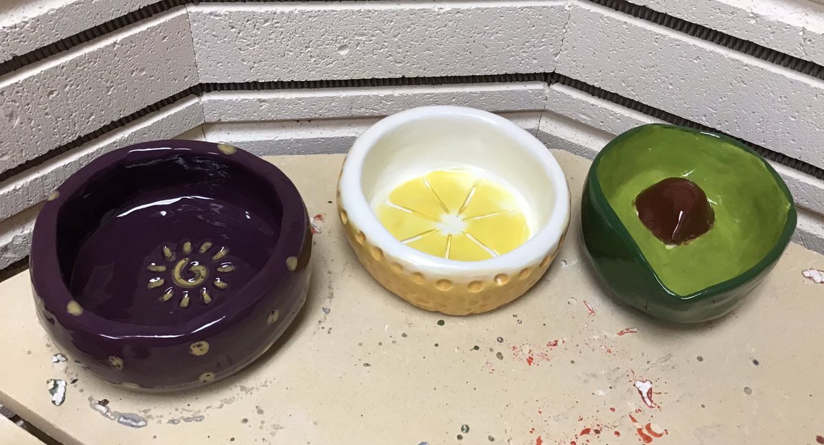 BEFORE & AFTER! Pinch Pots and other artwork will be on display during Fine Arts Night! @AFMSChargers @AFMSPTSA
