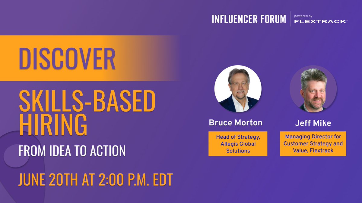 Flextrack (@flextrack) on Twitter photo Is the skills-shortage and an increasing need for improving agility and productivity taking a toll on your #ExtendedWorkforce strategy? Join Bruce Morton from <a href="/AllegisGlobal/">Allegis Global Solutions</a> and Flextrack's Jeff Mike & connect with leaders who need insights and solutions: bit.ly/44y9V5R Is the skills-shortage and an increasing need for improving agility and productivity taking a toll on your #ExtendedWorkforce strategy? Join Bruce Morton from <a href="/AllegisGlobal/">Allegis Global Solutions</a> and Flextrack's Jeff Mike & connect with leaders who need insights and solutions: bit.ly/44y9V5R
