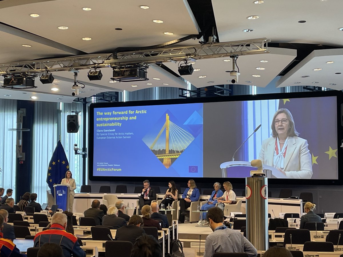 Listening to some very interesting panel discussions on a range of issues and meeting old friends at the #EUArcticForum in #Brussels organised by <a href="/EU_MARE/">EU Maritime & Fish</a> today. Looking forward to the Indigenous Peoples’ Dialogue and Arctic Youth Dialogue tomorrow! #EUinArctic