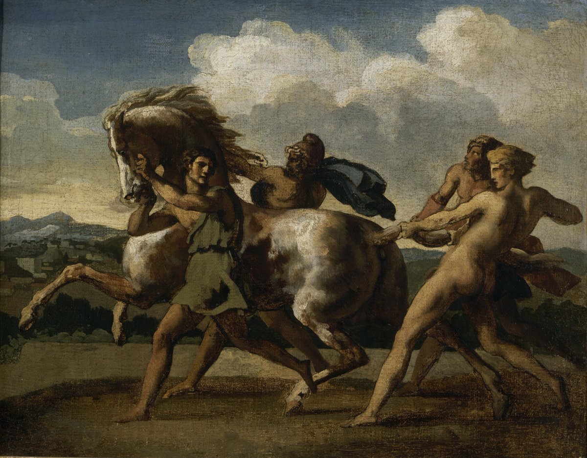 OUVERTURE !
Dès aujourd'hui découvrez "les chevaux de Géricault" célébrant le bicentenaire de la mort du peintre. 
Inédite, l'#ExpoGéricault explore le thème du cheval, motif puissant et omniprésent dans le travail de l'artiste.