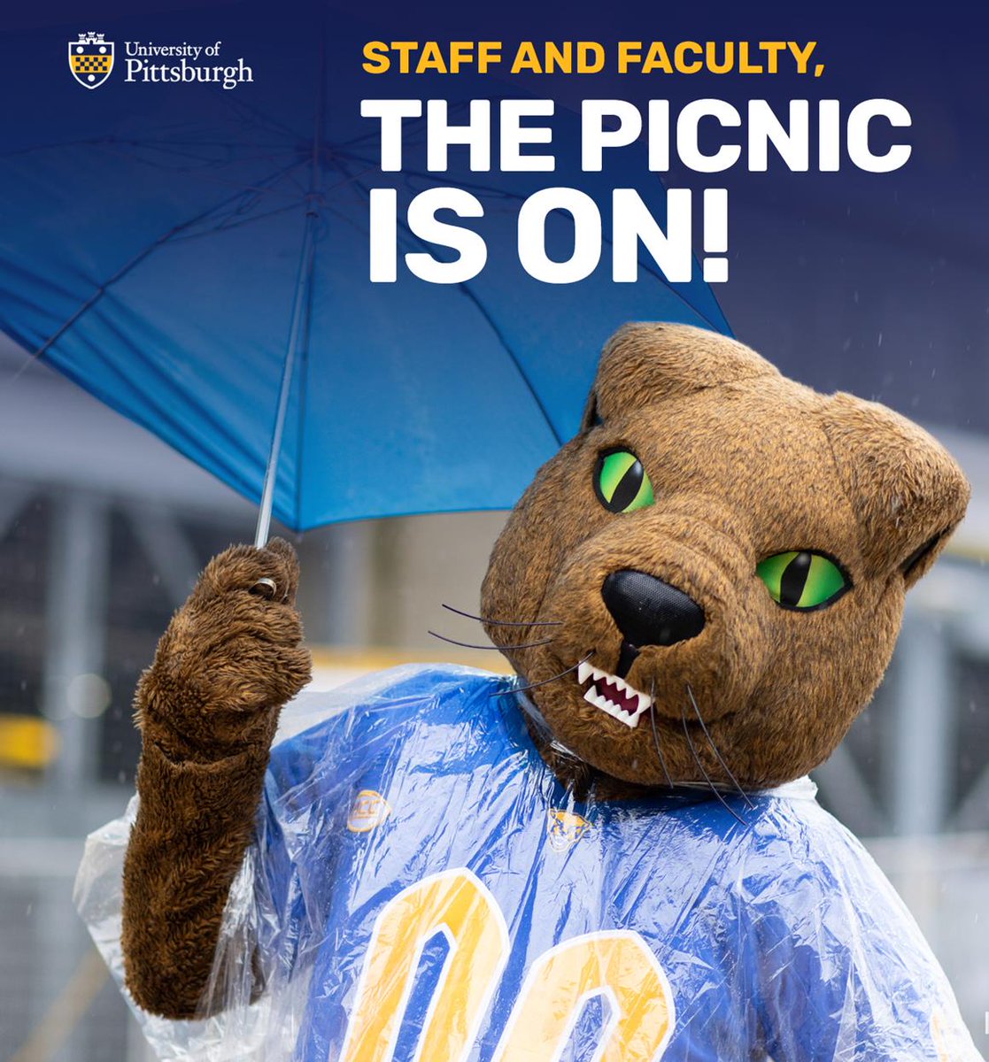 Rain or shine🤞☀️ the Chancellor’s Staff and Faculty Appreciation Picnic is on for tomorrow (5/15) from 11:30am-2pm. Come celebrate our world-class staff and faculty food, music and more. pitt.ly/4al2gJr