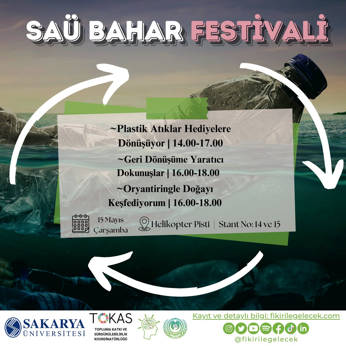 🤩Okulumuzun düzenlendiği “Bilim, Teknoloji ve Kariyer Festivali” haftasında, biz de Fikir ile Gelecek olarak birbirinden farklı üç atölye düzenledik.
🌟 Sizler de sürdürülebilirlikle ilgili düzenlediğimiz etkinliklerimizi görmek isterseniz stantlarımızı ziyaret edebilirsiniz.