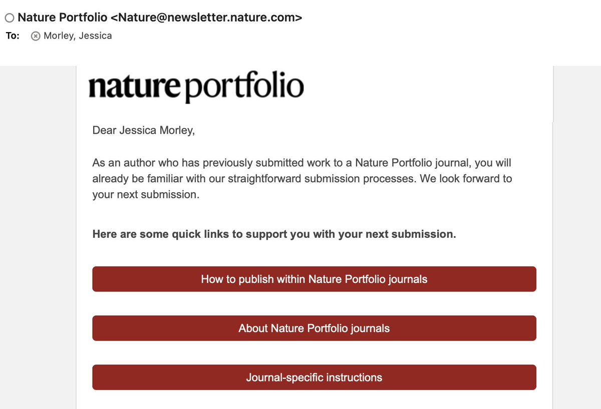 This is all well and good Nature - and I would be delighted to publish with you - but you seem to have missed a crucial bullet point under 'how to publish within Nature Portfolio Journals'. Let me add it for you. Step 1: Have enormous amounts of money for extortionate APCs.