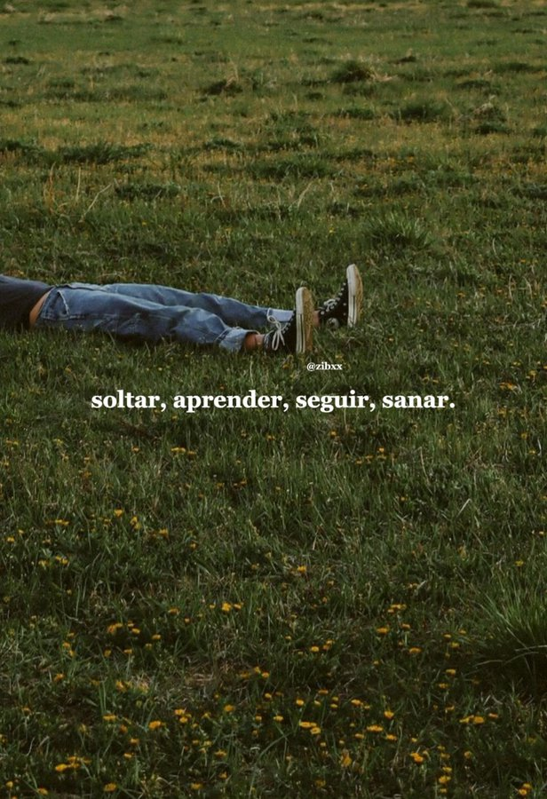 soltar, aprender, seguir y sanar
