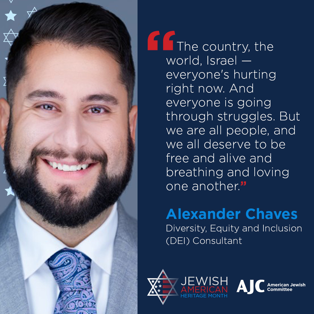 Growing up in a multicultural interfaith household, Chaves cultivated a deep understanding of diversity. It’s what led him to pursue a career as a DEI consultant. As we mark Jewish American Heritage Month during a challenging time for the Jewish community, read more about…