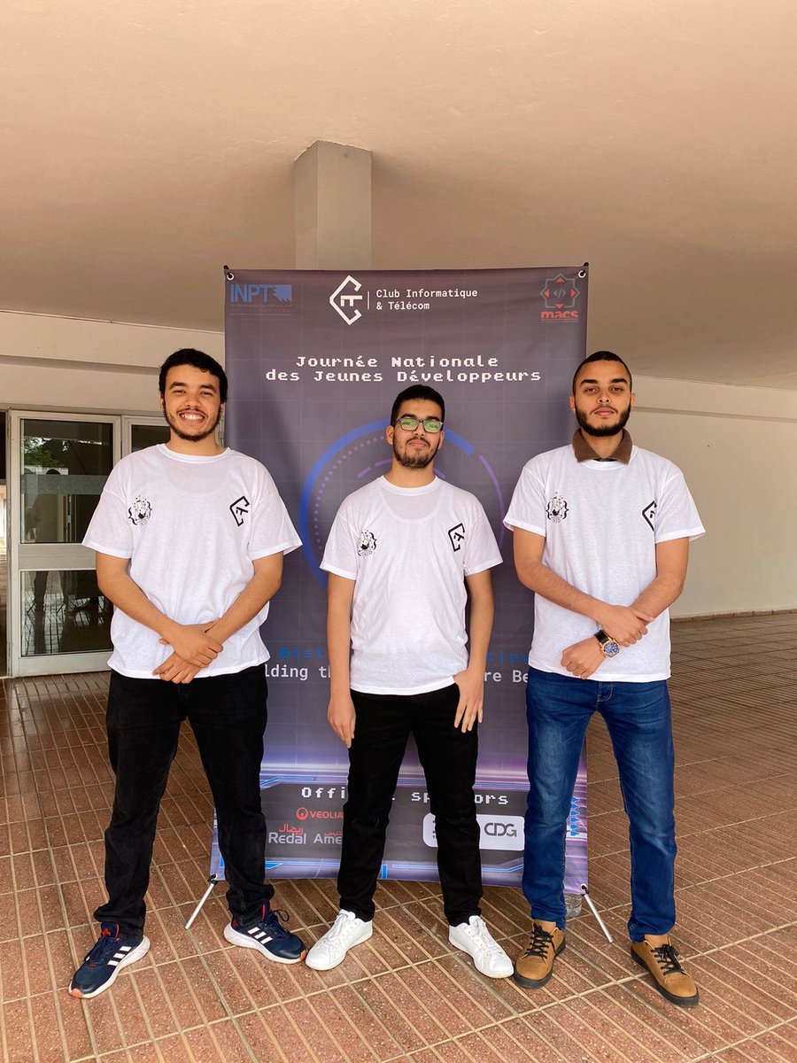 helyoussfii's tweet image. I had the honor to participate in the competitive programming contest JNJD at INPT Rabat. #CodingContest #INPT #JNJD.