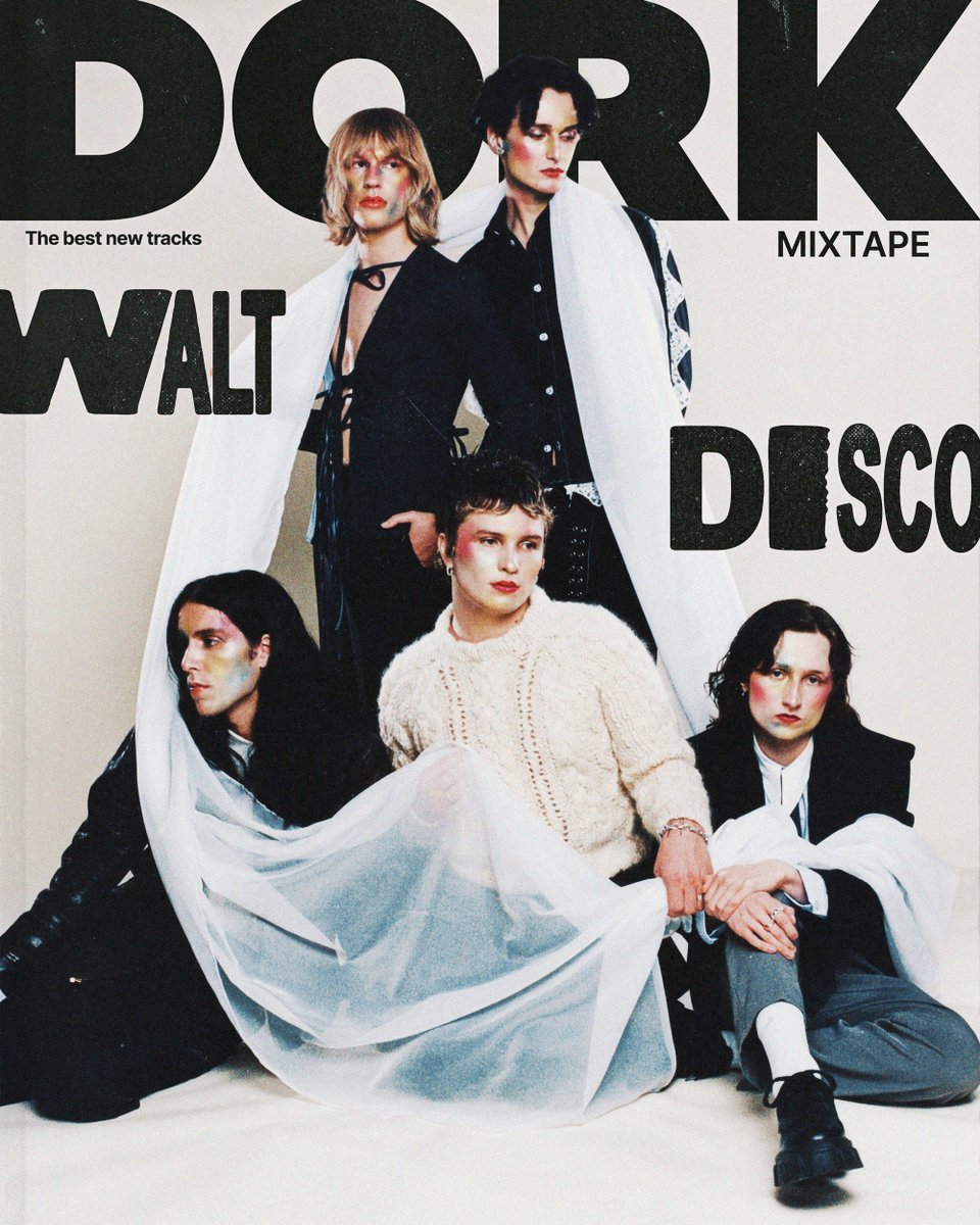 Walt Disco (@waltdisco) find solace in a stranger in their new single, 'Come Undone'. With their second album, 'The Warping', they push the boundaries of genre into thrilling new realms. Find out more with our latest Dork Mixtape cover feature. readdork.com/features/walt-…