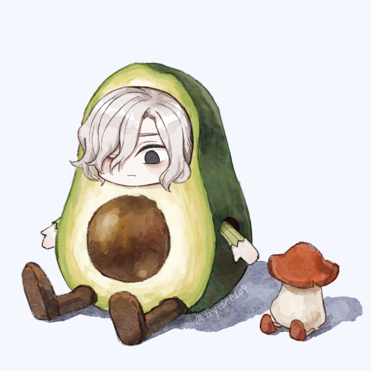 Oh no! Captain Mithrun accidentally stepped into the changeling and transformed into an AVOCADO !!!!!!!🥑🥑🥑
#Mithrun
#ミスルン