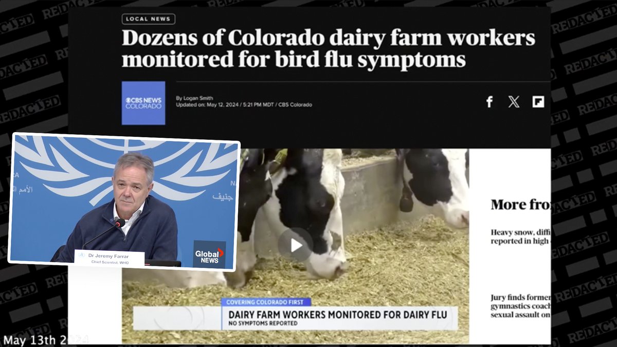 TheClayClark's tweet image. #Lockdowns | Were World Health Organization Lockdown Plans Just Announced? | Will Bird Flu Arrive Just In Time for the 2024 Elections? | Who Is the World Health Organization&apos;s Chief Scientist Dr. Jeremy Farrar?

WATCH - rumble.com/v4v3kho-bird-f…

Discover the TRUTH About Yuval Noah…