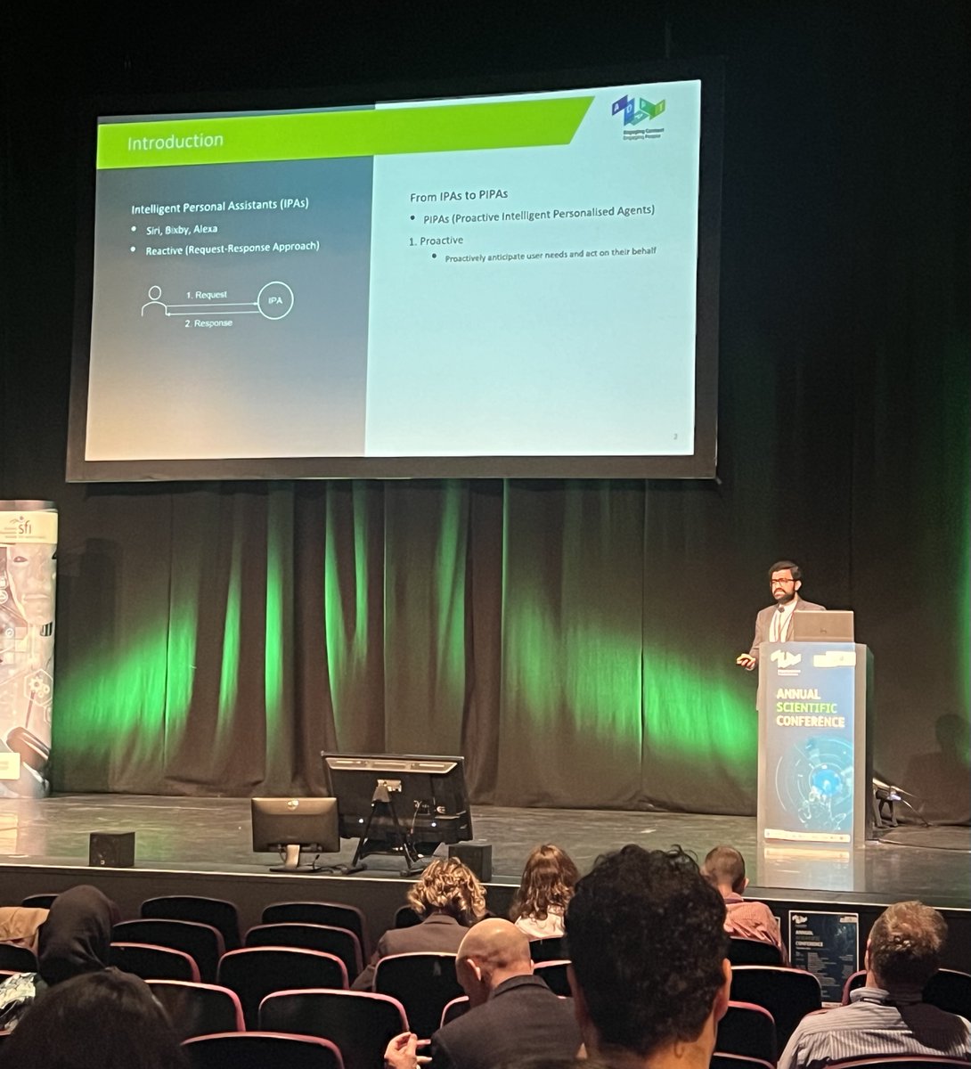 The ADAPT Centre (@adaptcentre) on Twitter photo ADAPT's Awais Akbar @awais_akbar_cs <a href="/tcddublinscss/">School of Computer Science and Statistics, TCD</a> <a href="/tcddublin/">Trinity College Dublin</a> presents a simulation-based approach to investigating human-in-the-loop control in Proactive Intelligent Personalised Agents (#PIPAs) at #AASC2024 ADAPT's Awais Akbar @awais_akbar_cs <a href="/tcddublinscss/">School of Computer Science and Statistics, TCD</a> <a href="/tcddublin/">Trinity College Dublin</a> presents a simulation-based approach to investigating human-in-the-loop control in Proactive Intelligent Personalised Agents (#PIPAs) at #AASC2024