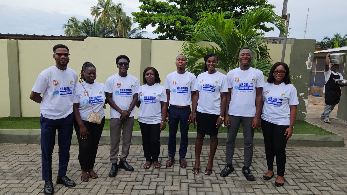 #AQAW2024 team. #CleanAir for all remains our focus. Join the fight. @kofiamegah @CleanAirFund @AirQoProject